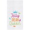 "Jelly Bean Queen" Easter Spring Funny Cute Pun Embroidered Cotton Flour Sack Kitchen Dishtowel